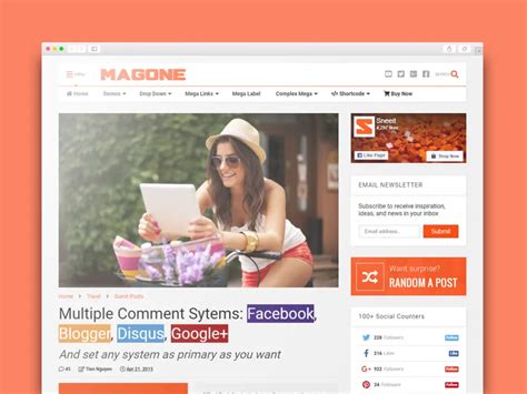 Magone Blogger Template